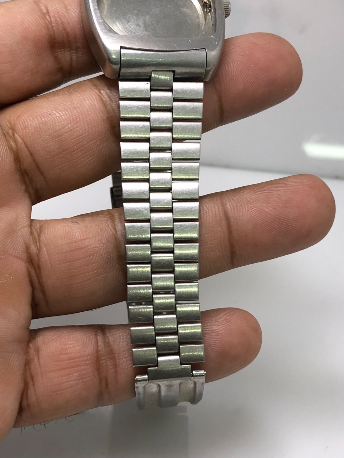 Vintage Seiko LM 5606-5040 Case & Bracelet Used as a Parts