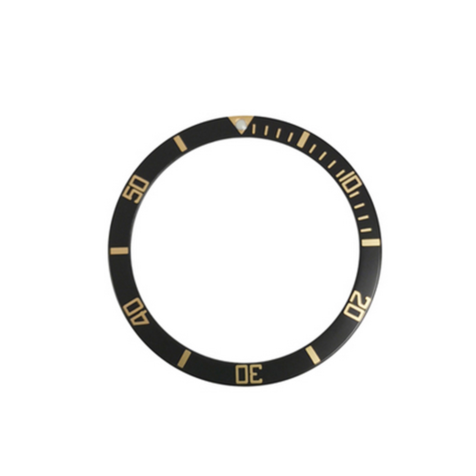 38MM Aluminum Flat Watch Bezel Insert Ring for SUB Watch Case Parts