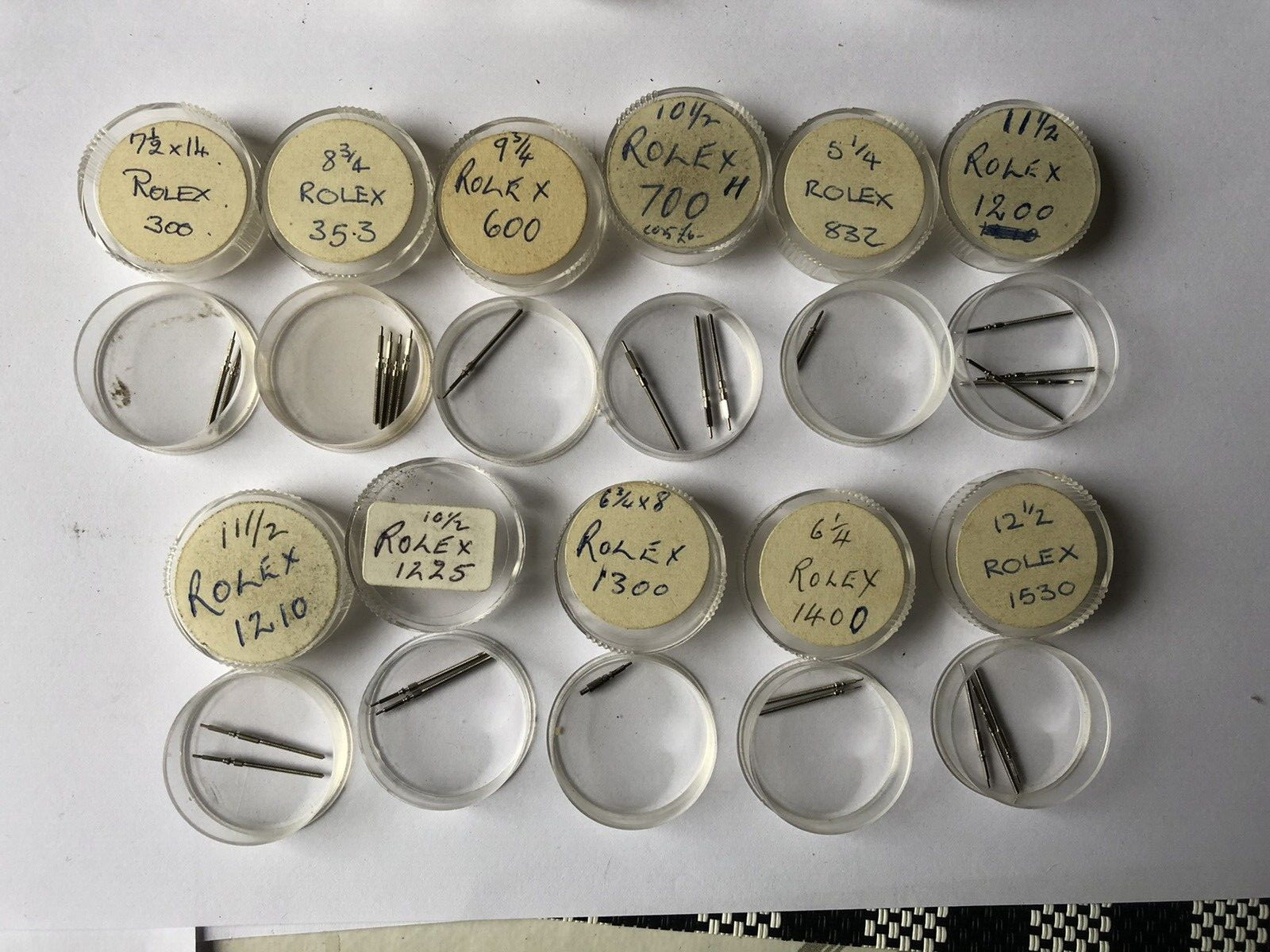 Rolex watch stems NOS see photos for details and ref. numbers.