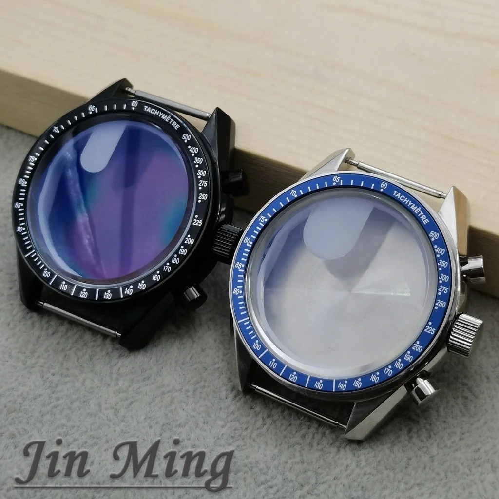 High Quality VK63 case 39.7mm moonswatch metal case chronograph case bezel,VK63