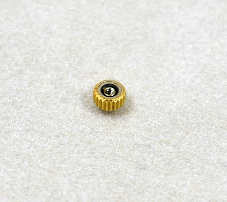 GUCCI 3 mm Gold-coated Stainless Steel Watch Crown Part 568080263