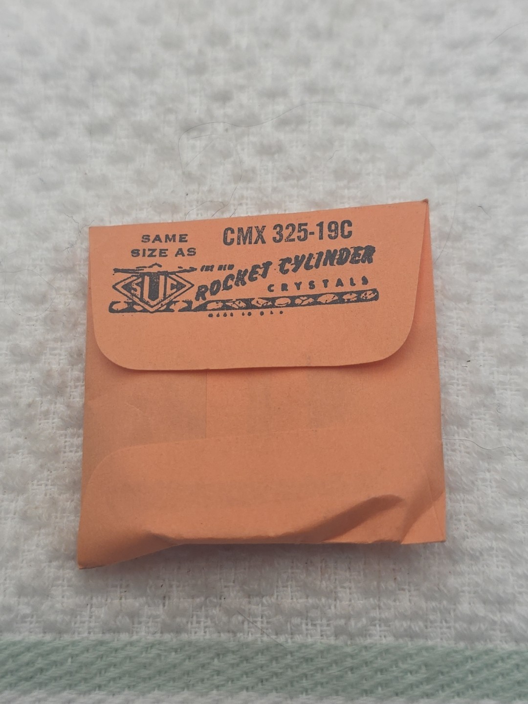 SUC Rocket Cylinder Watch Crystal RMC102-8 Hamilton Pelham 21.5X19.6