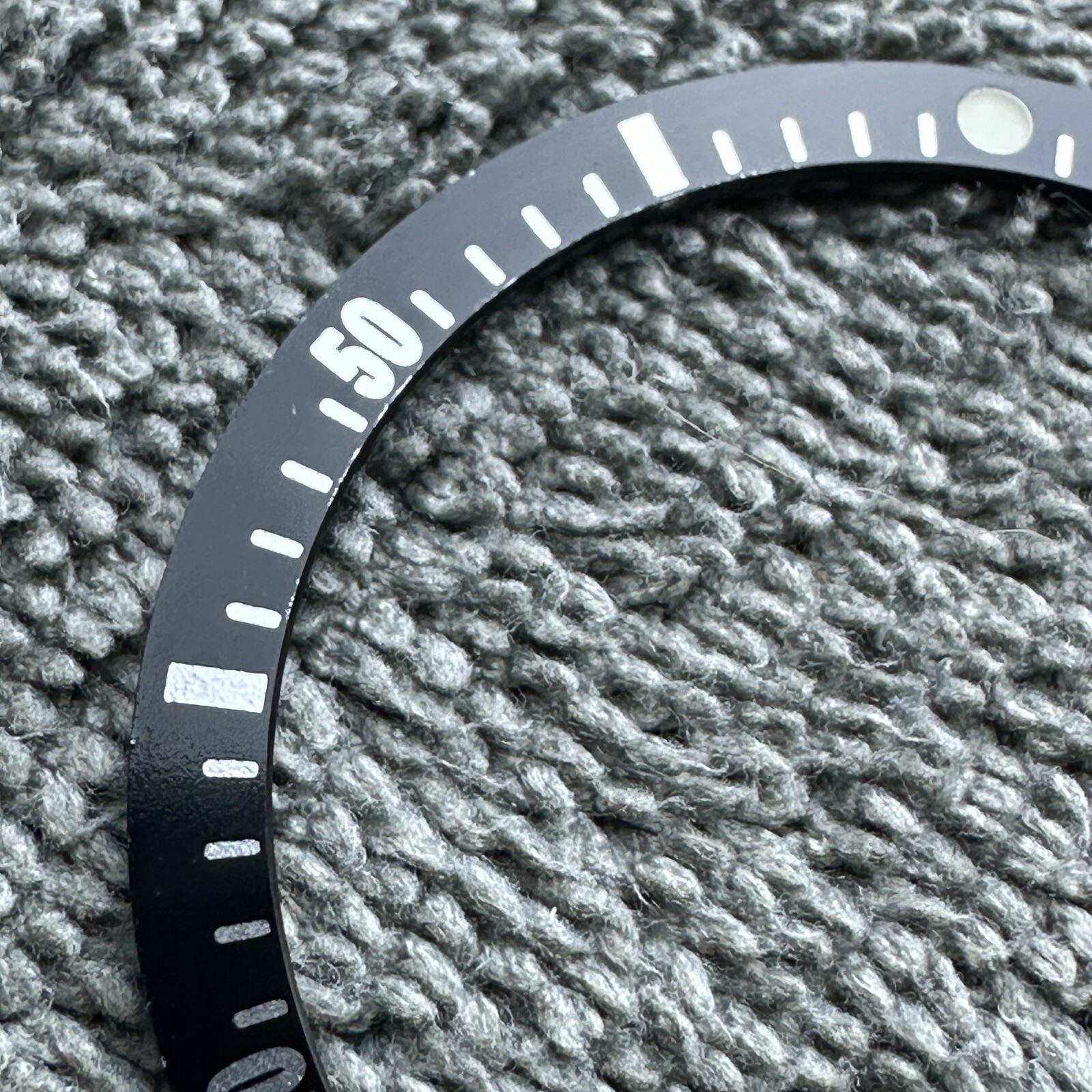ORIGINAL INSERT BEZEL FOR VINTAGE SEIKO 5 SPORTS 6119-8120 6119-8121 BLACK #2