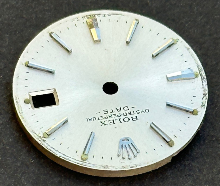 Vintage Rolex Oyster Perpertual Date Watch Dial For 26mm Case 6517 6519 6917