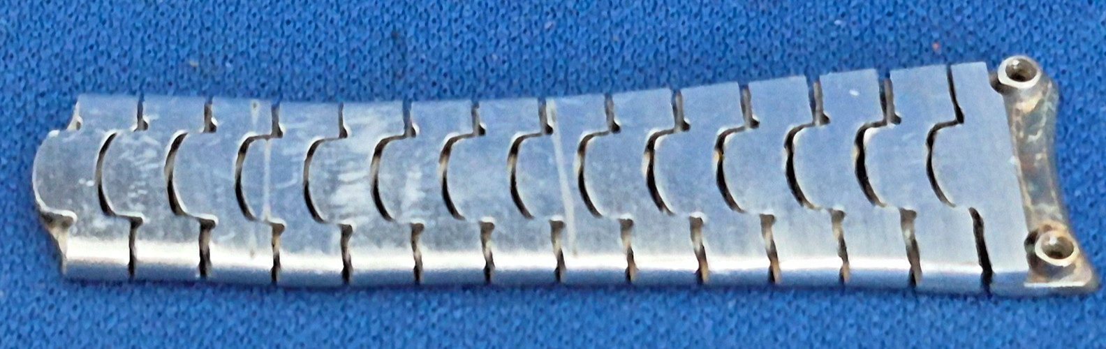 EBEL Sport Wave Taper Segment 14 Fixed Links Taper 12.8-10mm Lady Gold & Steel