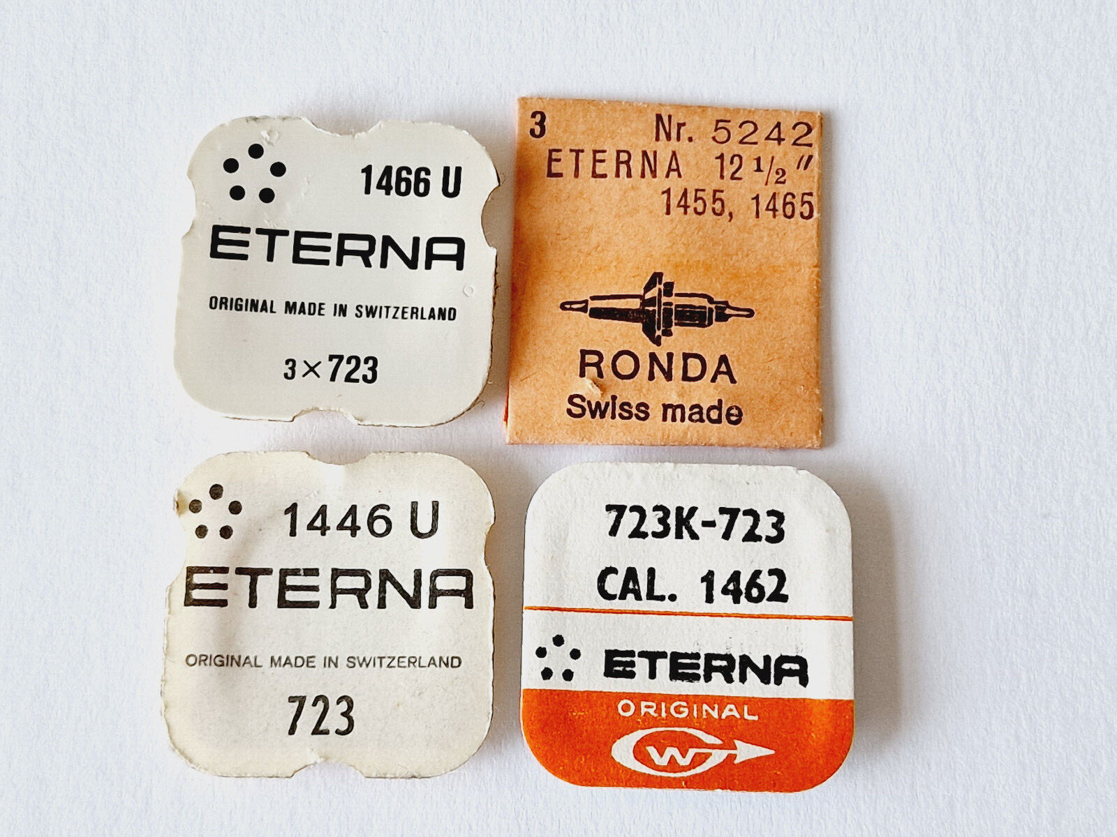 Eterna Watch Part # 723 Balance Staff Various Calibres Pick from list New