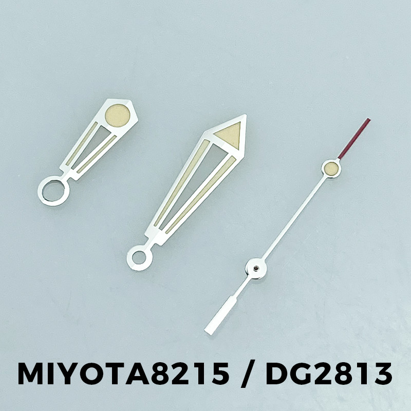 31mm Black Watch Dial and Hands for MIYOTA8215 ETA2824 PT5000 007 NO TIME NTTD