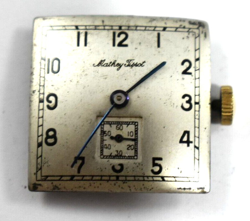 Vintage Swiss Made Mathey Tissot Manual Wind 17J Wrist Watch Movement lot.a0
