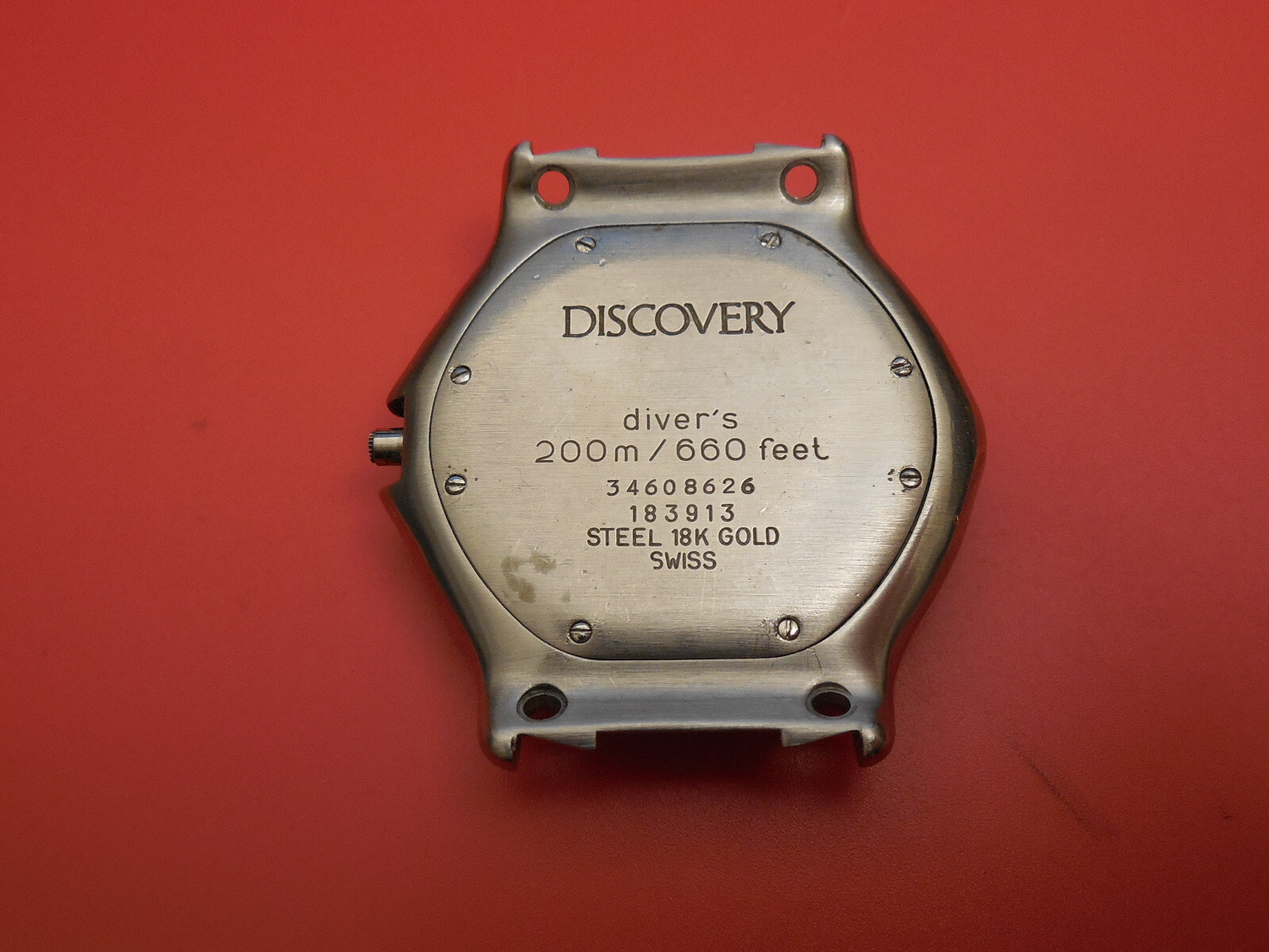 100% EBEL 1911 DISCOVERY 40MM MEN’S SOLID STEEL DIVER CASE ONLY