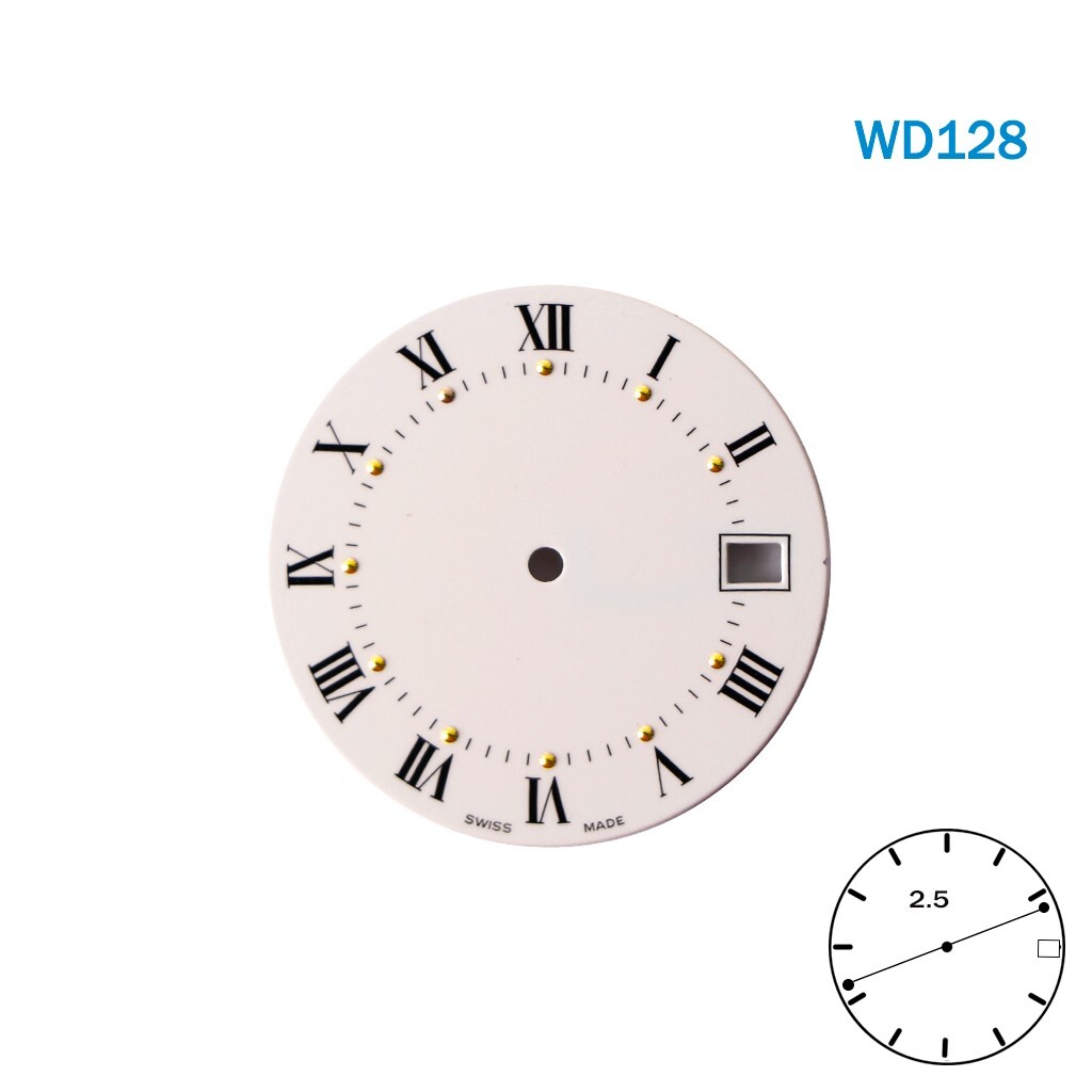 Original Swiss Watch Dial, Size 27.50MM Code#WD128#