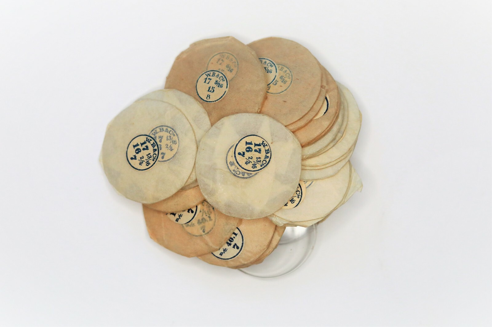 17 Ligne NOS Open Face Glass Pocket Watch Crystals- Beveled Edge