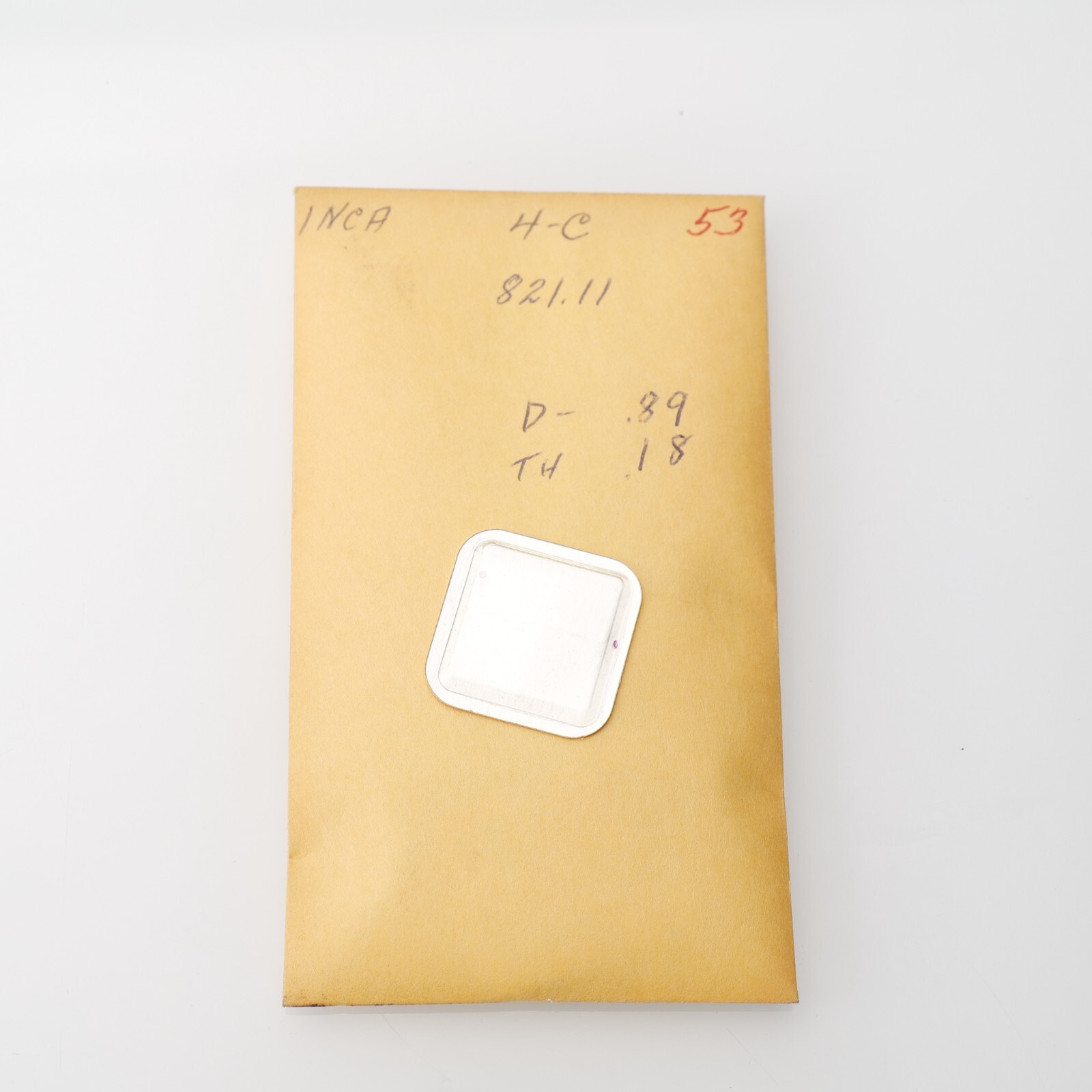 INCABLOC – 2 pieces – Jewels 821.11 NOS Watchmakers Watch Part (C10R1)