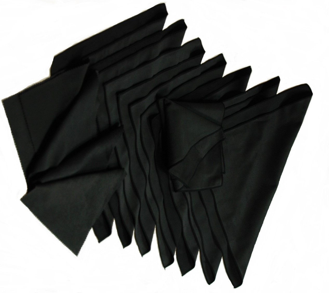 Watch Buffing Aid Horosafe Buffing Cleaning Cloth Kit – Lot of 12 Cloths BLACK