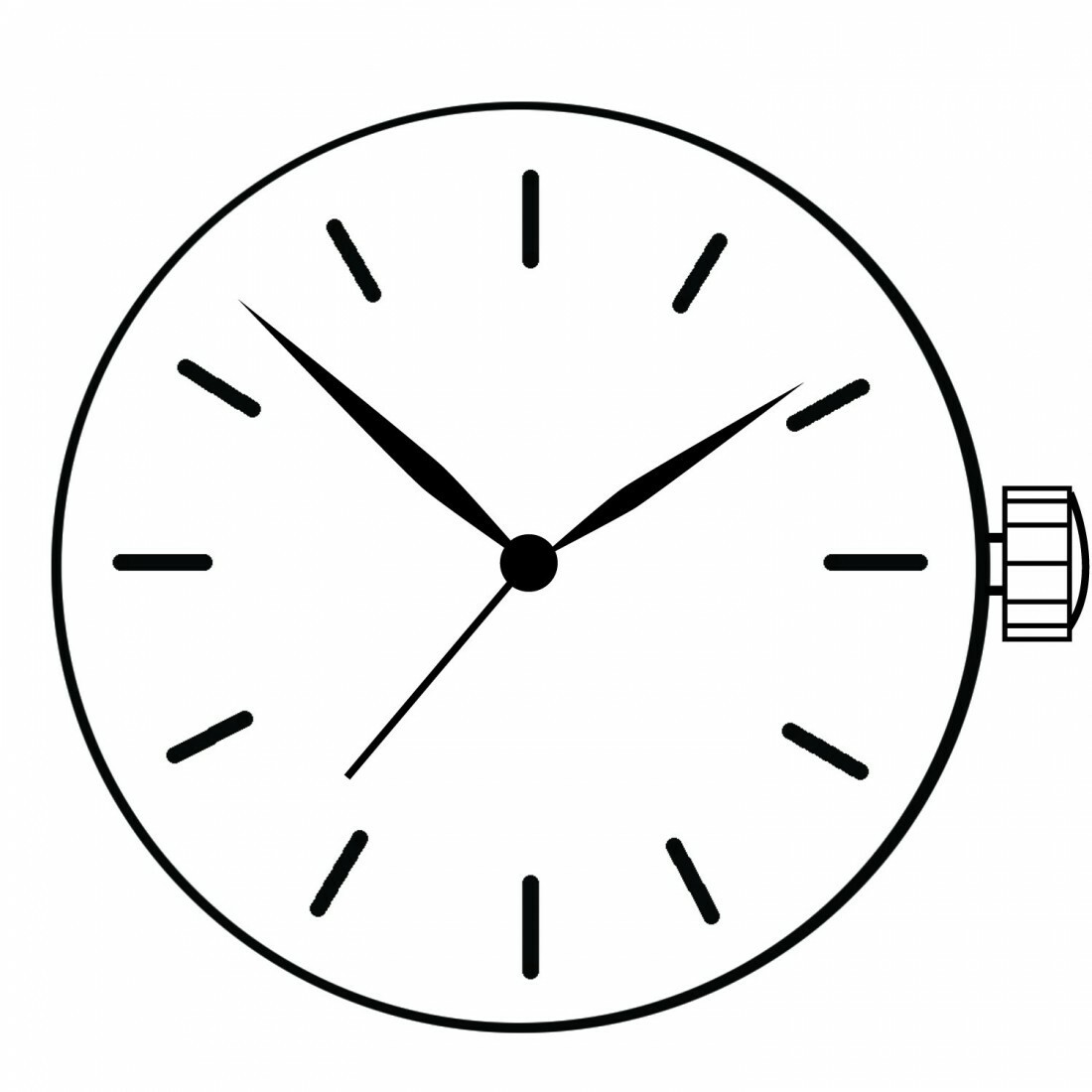 Hattori Epson TMI VJ21 VJ21C Watch Quartz Movement Japan Made