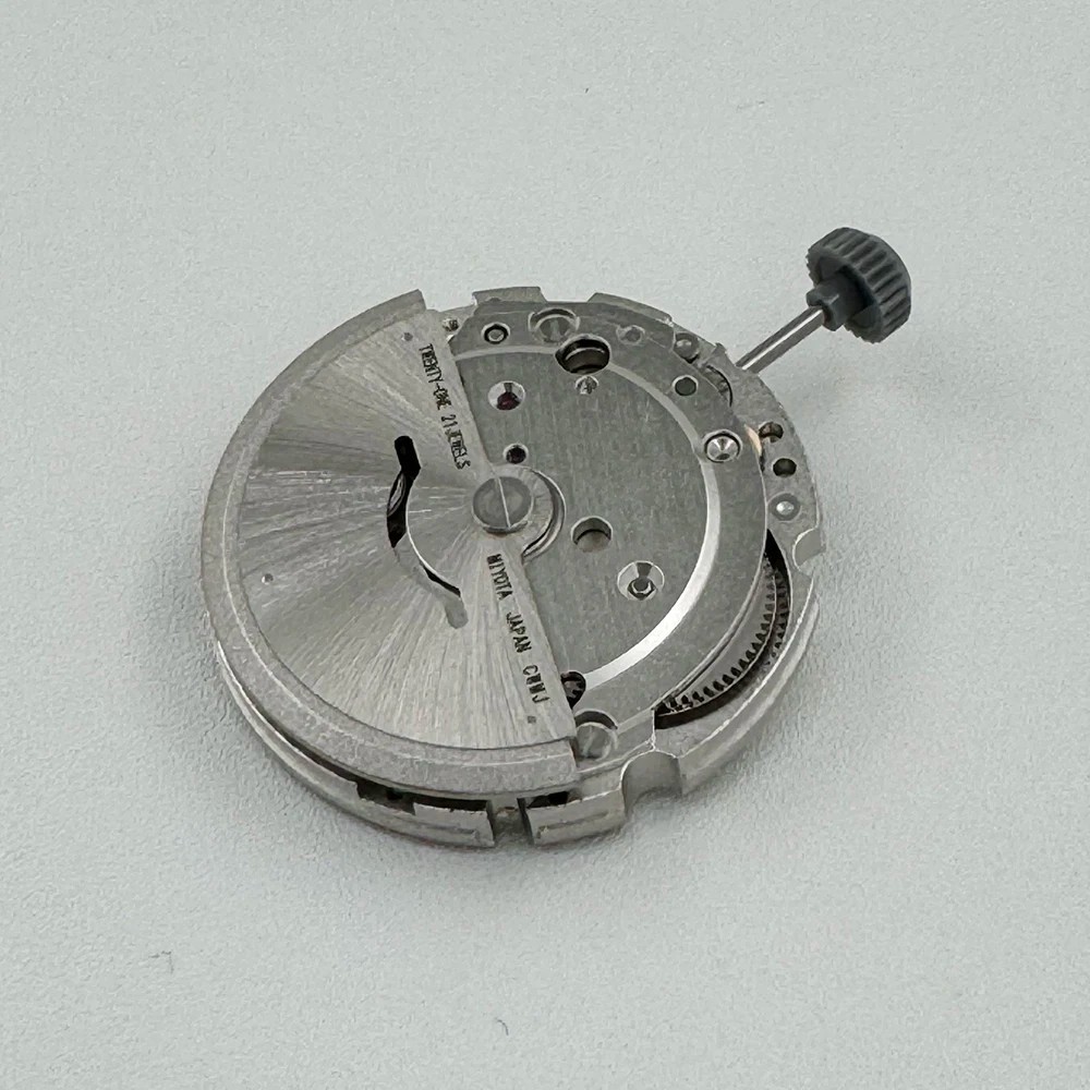 Japan Miyota 8215 Mechanical Movement Silver 21 Jewels Date 3H Fit Citizen Watch