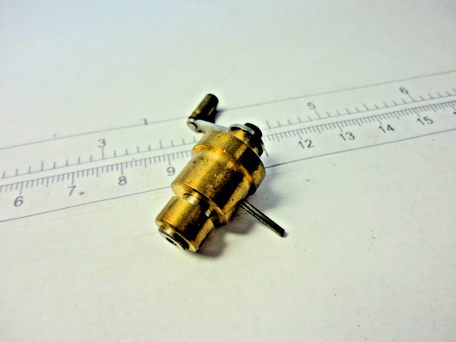Watchmakers Mainspring Winder Drum & Arbor #3, Swiss