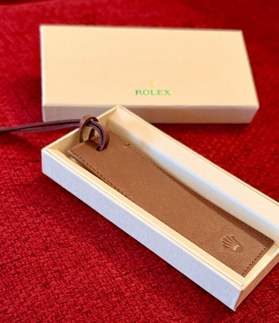 Rolex Leather Bookmark – New in Box | Luxury Advertising Gift | Collectible