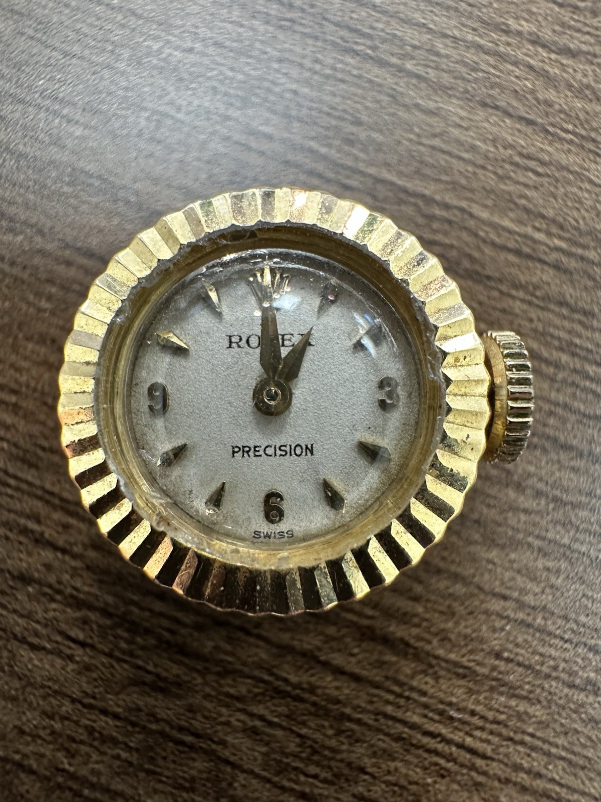 Rolex Precision 8788 Ladies Vintage Watch 14K Gold Manual Wind Swiss Classic