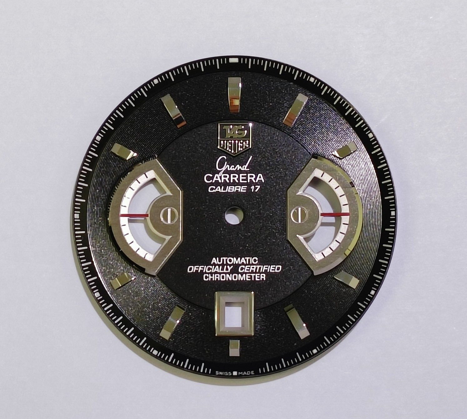 TAG HEUER GRAND CARRERA CHRONOGRAPH WATCH CAV511A BLACK DIAL (NOS & ORIGINAL)