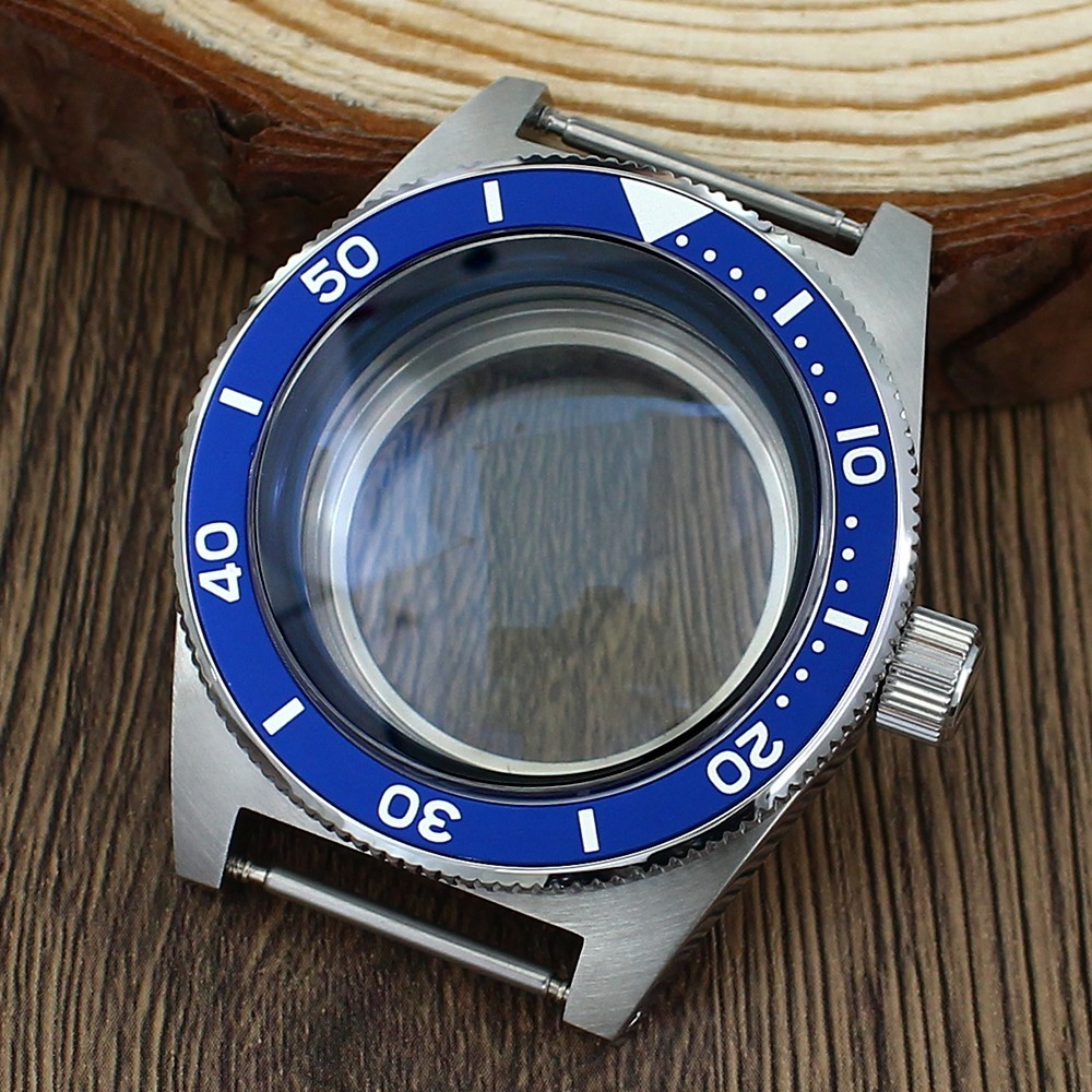 40mm 62MAS Mod Stainless Watch Case Sapphire For Seiko NH34 NH35 NH36 NH38