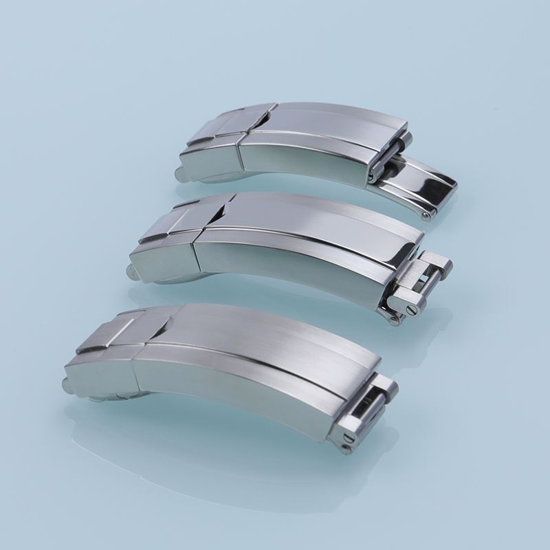904L Stainless Steel Folding Slider Buckle Fits Rolex Submariner Daytona GMT