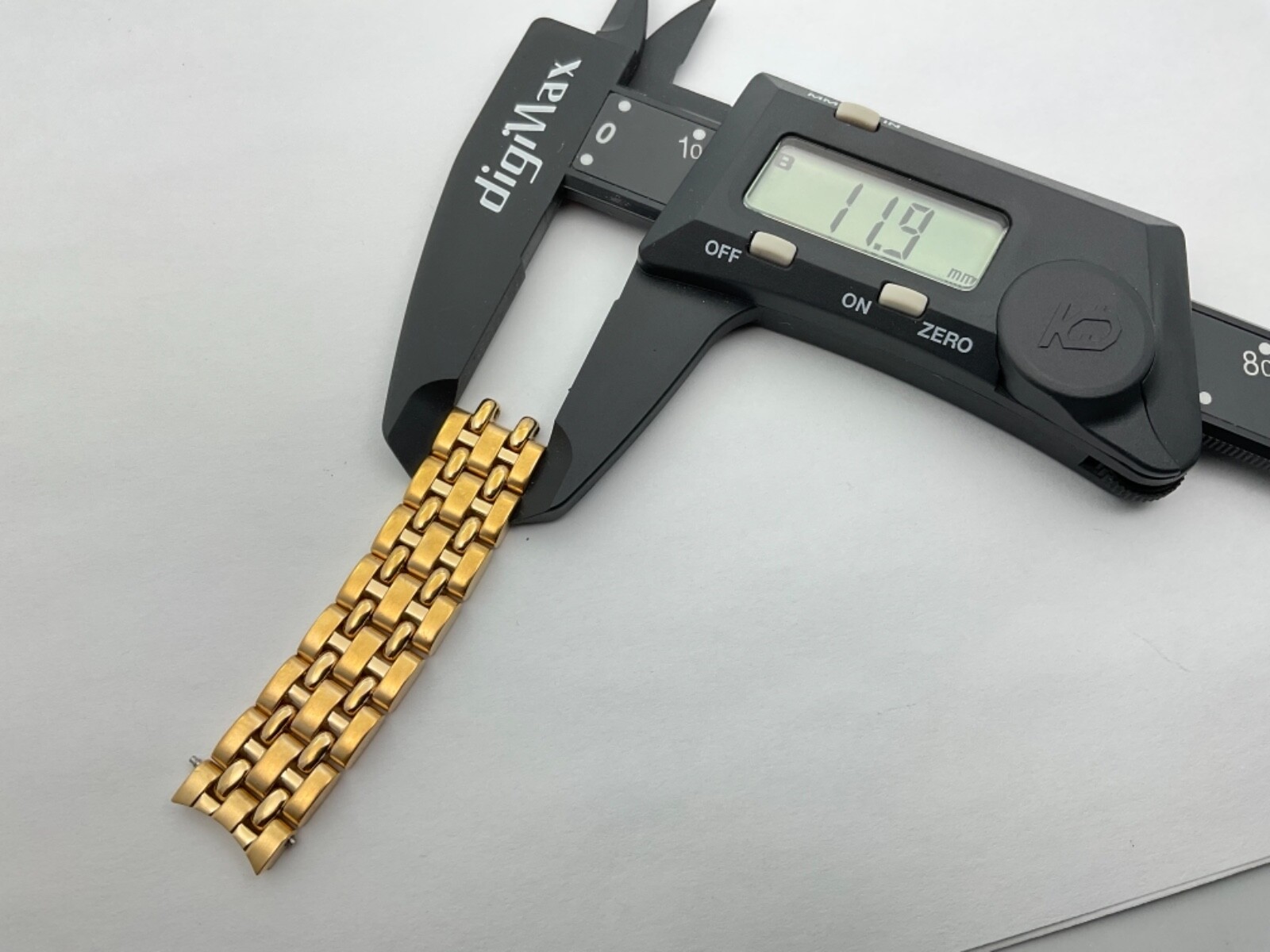 Raymond Weil 5860 Gold plated CONTINUOUS partial band 12mm