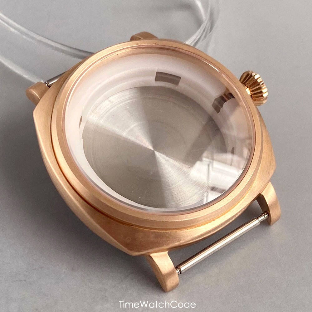Bronze Watch Case for Radiomir Men Watch 42mm Fit NH34 NH35 NH36 ETA2824 PT5000