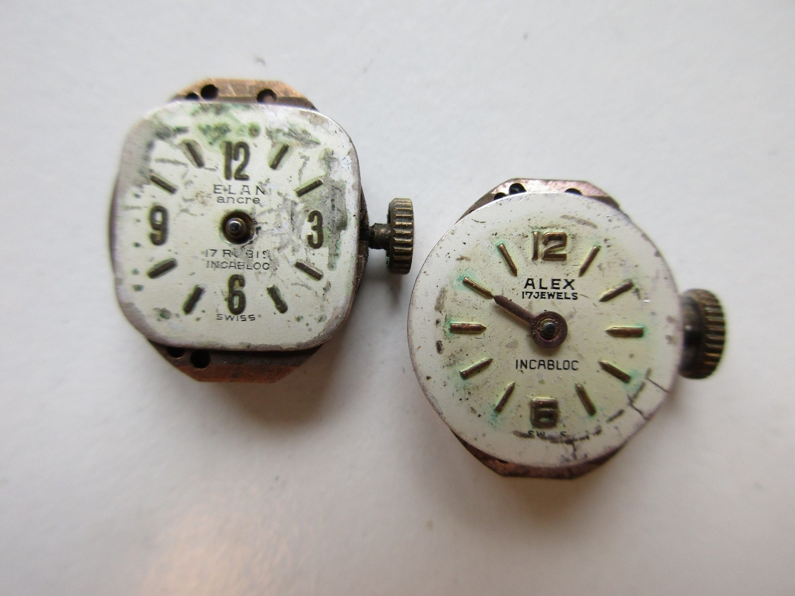 AS A. Schild cal. 1012 Swiss vintage watch movements “copper color”- running