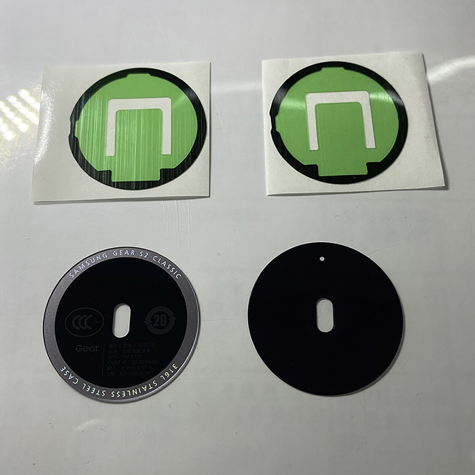 Rear Glass Battery Cover Back Cover Glass Accessories for Samsung Gear S2 R720