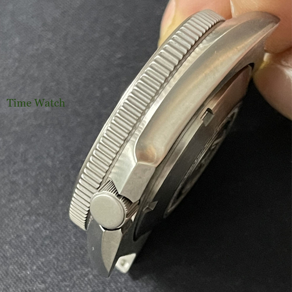 Fit NH35A 20BAR Watch Case Real Titanium Cases+Bracelet Sapphire Glass AR Coated