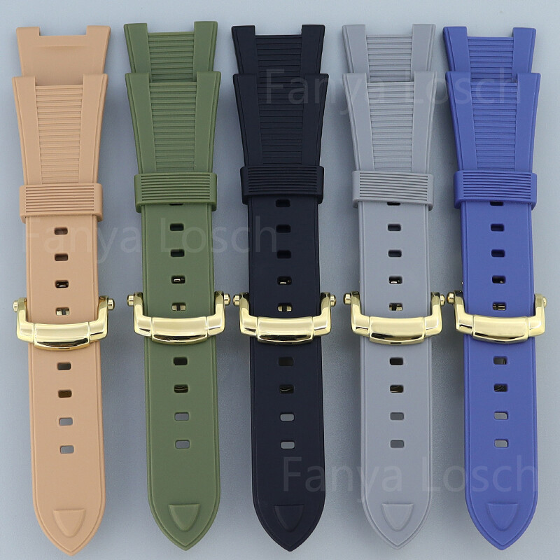Gold 40mm Luxury Square Watch Case Strap Sapphire Glass For Seiko NH35 NH36 Mov