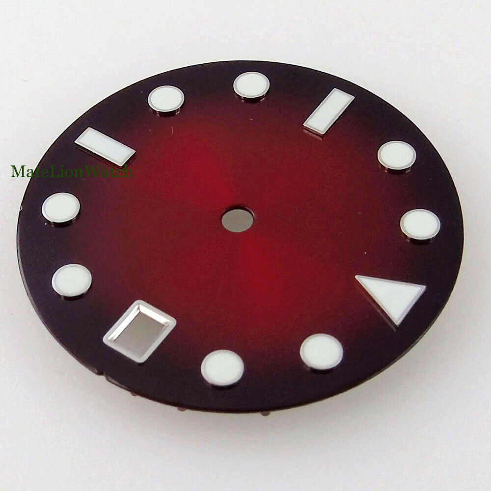 Sunburst Watch Dial Face Watch Accessories for NH35 NH36 NH38 Automatic Movement