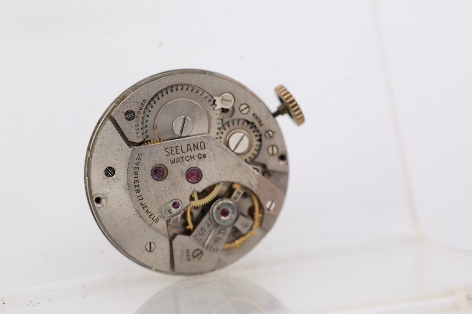 SEELAND 17 cal. AS 1187, 17j SWISS MILITARY WRIST WATCH MOVEMENT (A18)