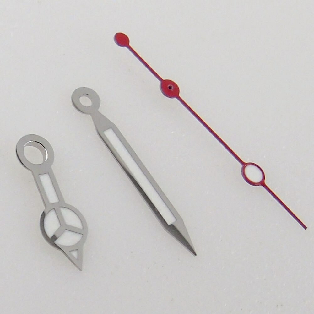 Silver Luminous Watch Hands for NH35 NH36 NH38 ETA2824 PT5000 Miyota8215 DG2813