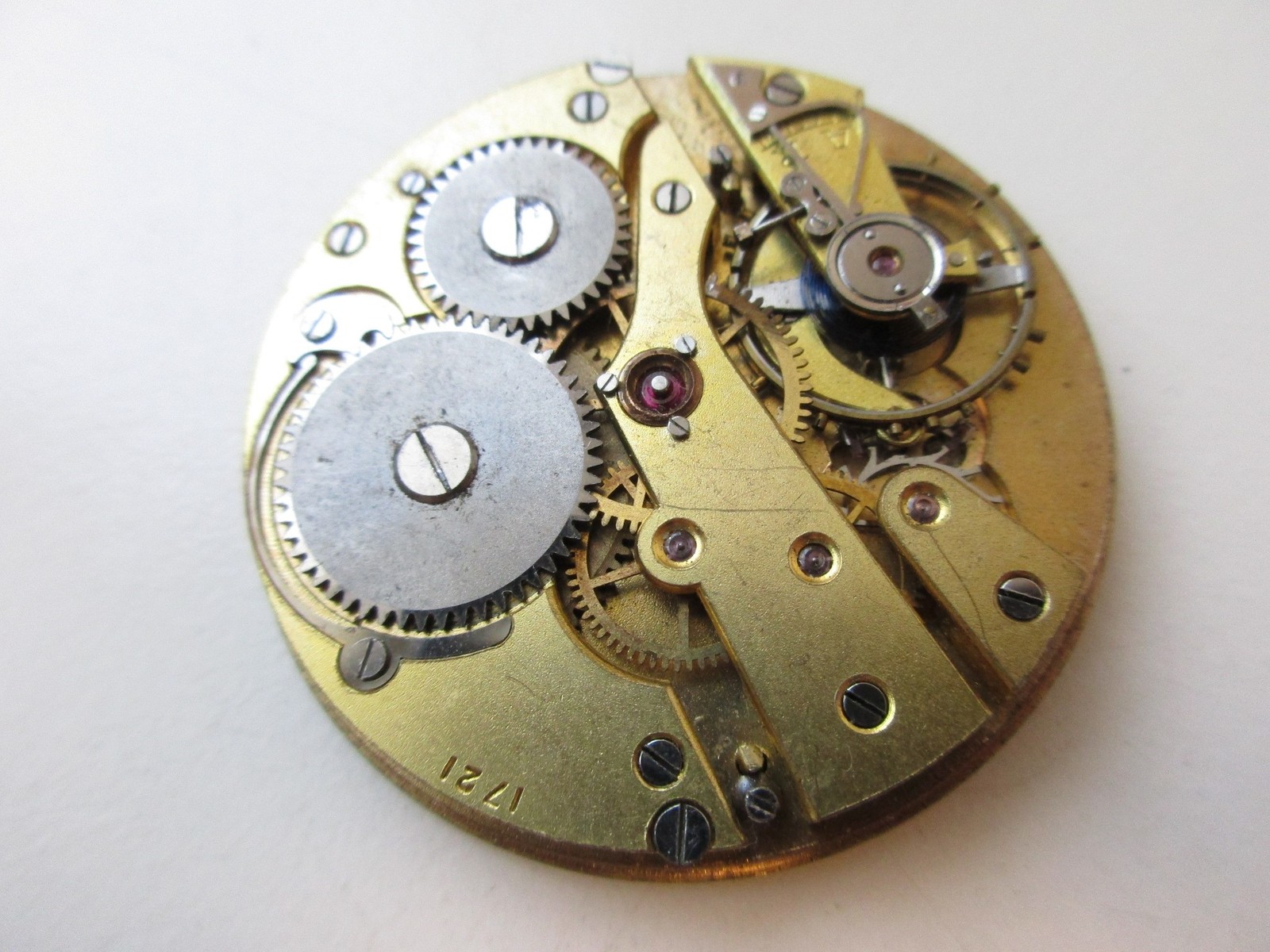 Alpina ref. 1721 Swiss vintage pocket watch movement – for parts