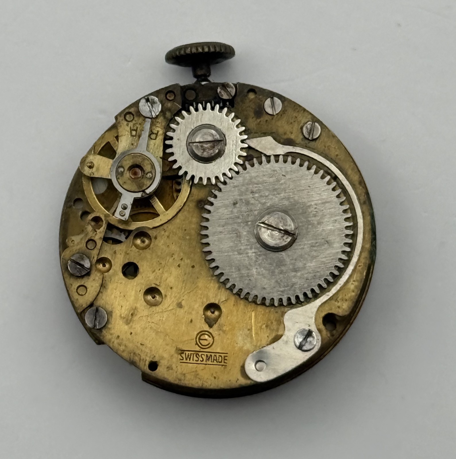 Ebosa Watch Movement Sub Seconds Swiss Manual Wind Vintage Parts Repair 21.9mm
