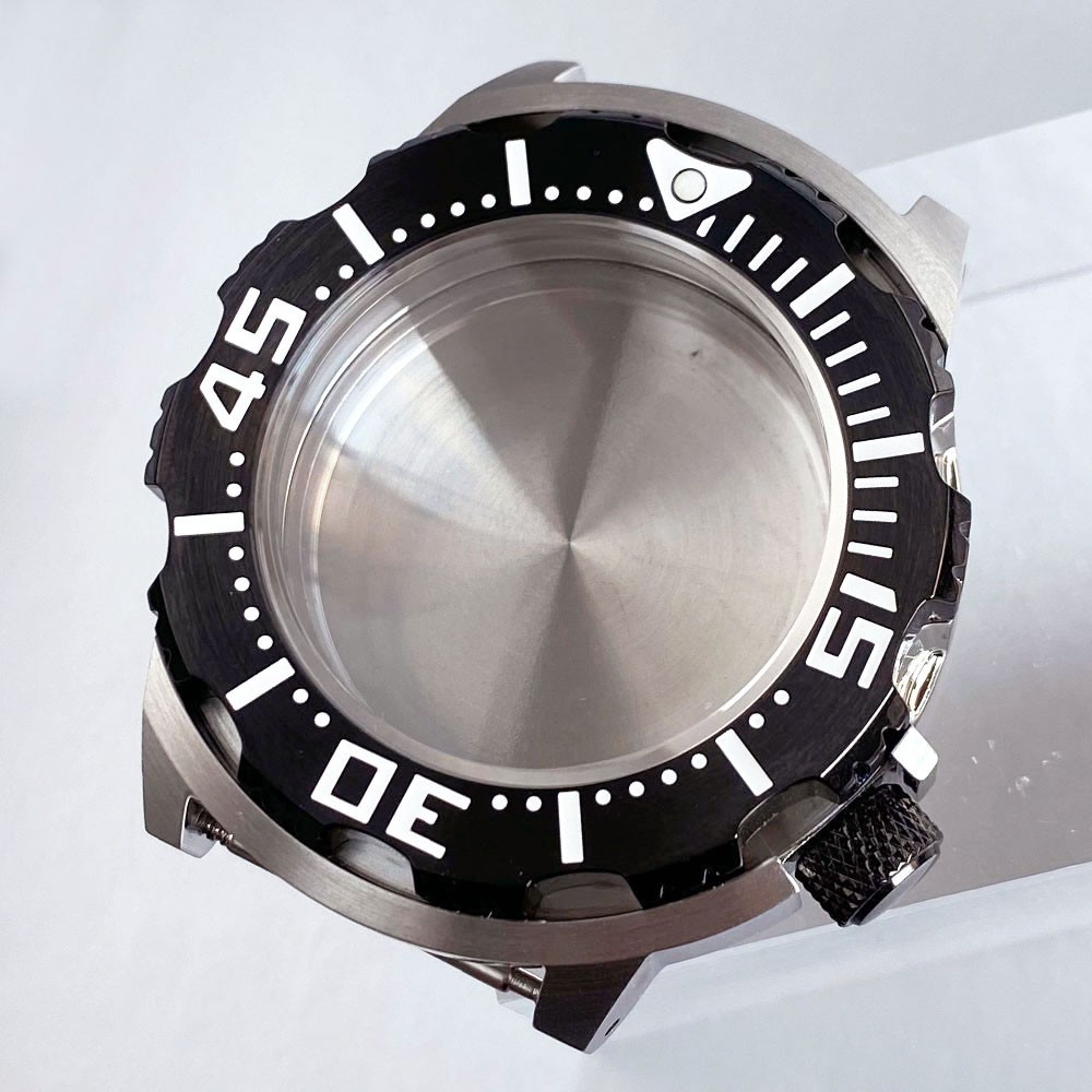 42mm AR Sapphire Crystal Monster Watch Case for NH34 NH35A NH36/ETA2824 Movement