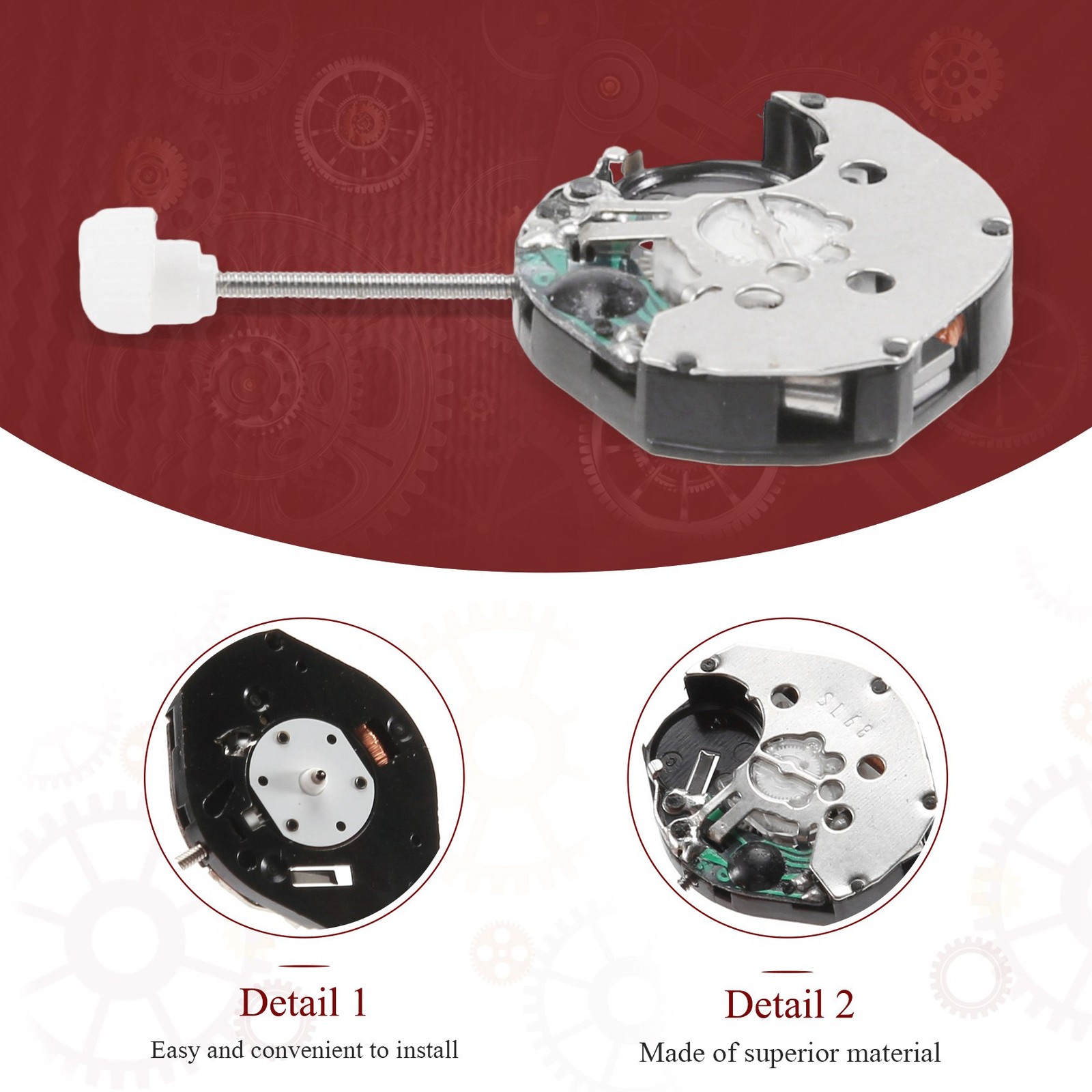 Watch Movement, 5Pcs SL68 Quartz Watch Movement Accessories Repairing7319