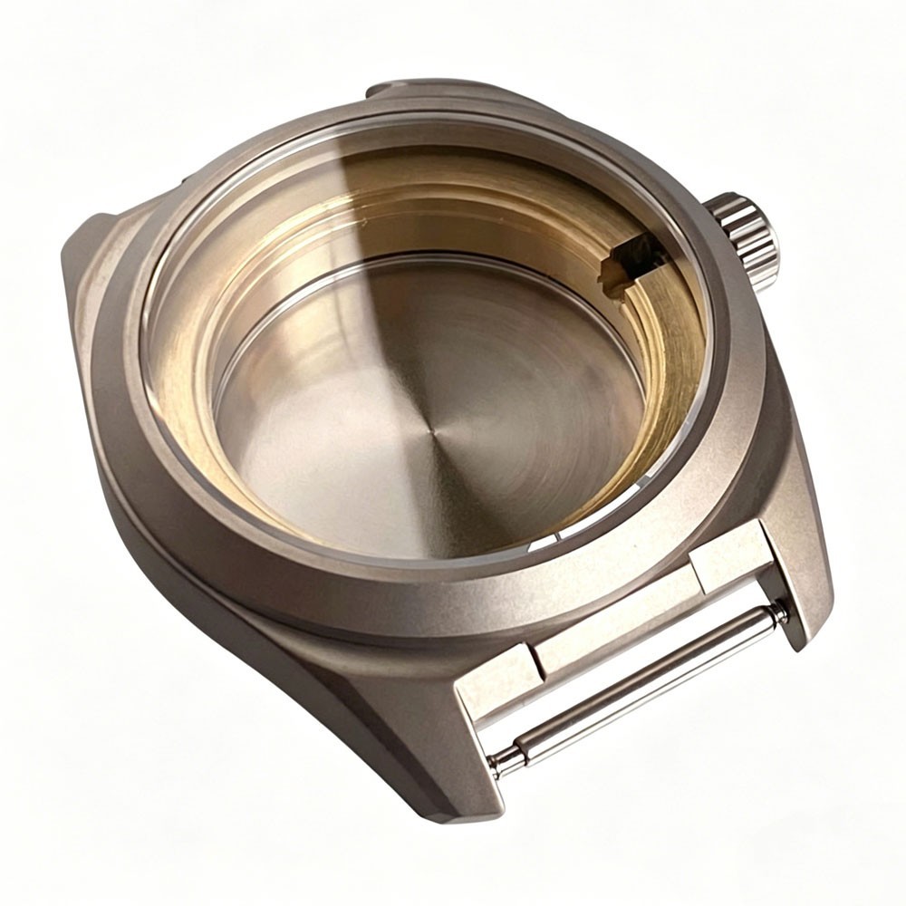 20ATM Diver Titanium 40mm Vintage Military Watch Case Sapphire Fit NH35 PT5000