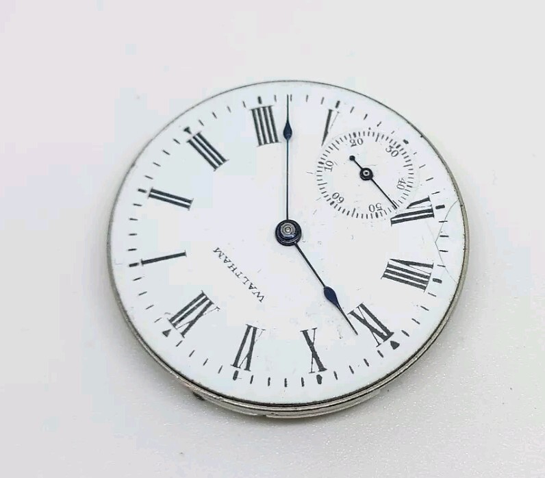 1903 Waltham Model 1891 Grade Seaside 7J 0s Pocket Watch Movement For Repair