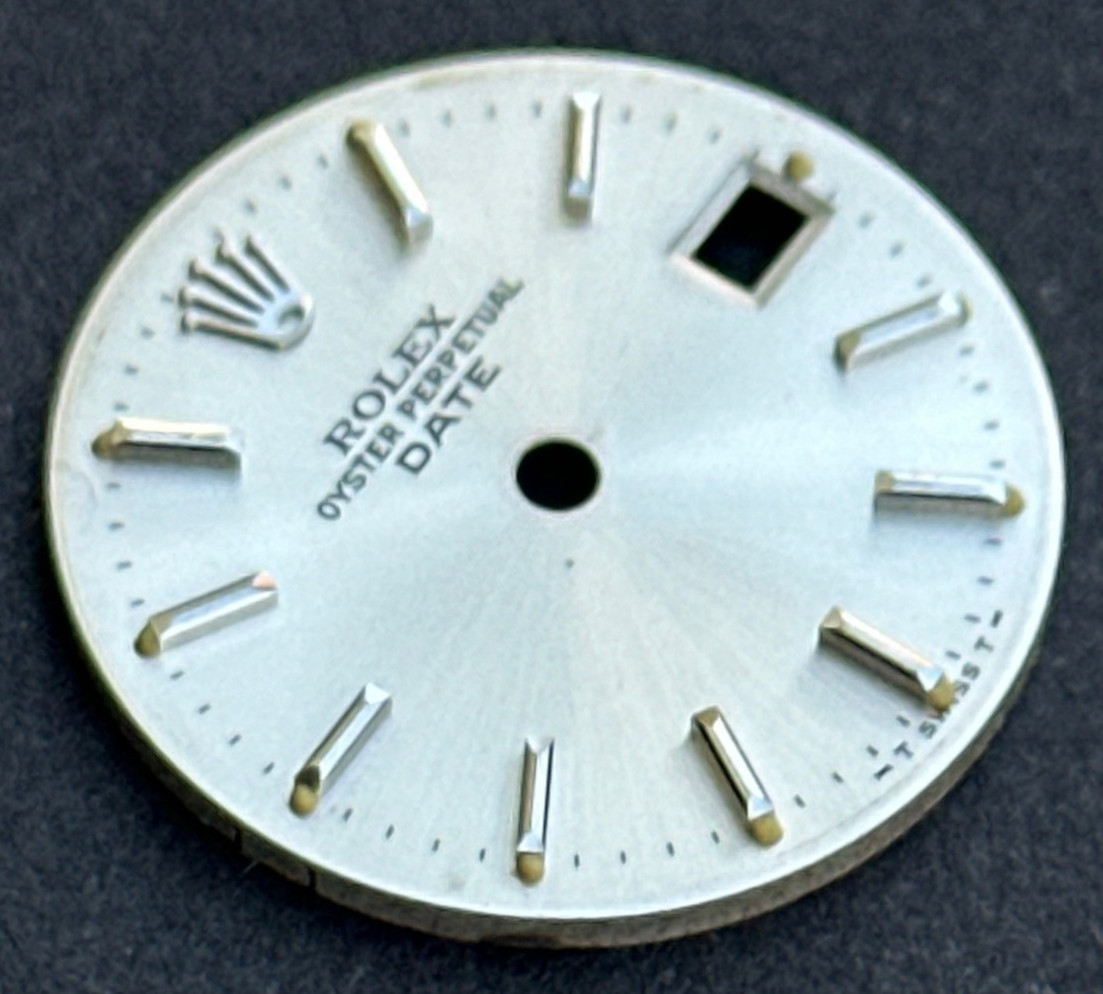 Vintage Rolex Oyster Perpertual Date Watch Dial For 26mm Case 6517 6519 6917