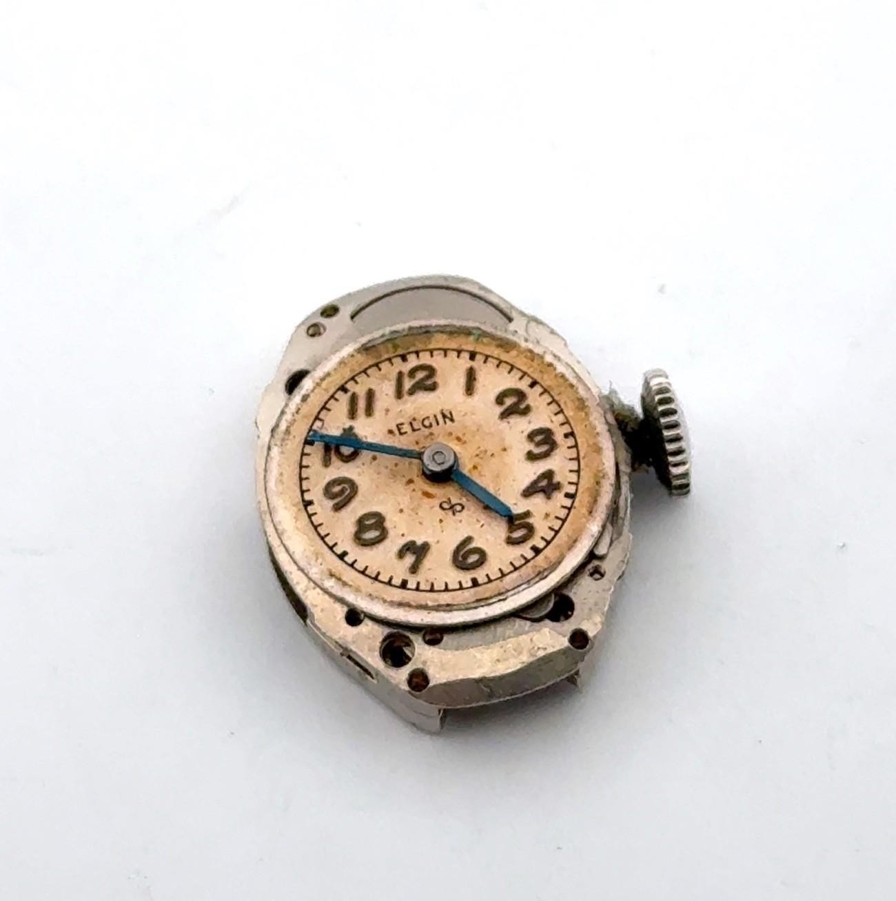 Elgin 662 17 Jewels Mechanical Manual-Wind Adjusted Movement – Working