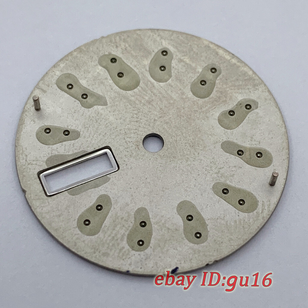 29mm Sterile green luminous Gray blue black green dial fit NH36 NH36A Movement
