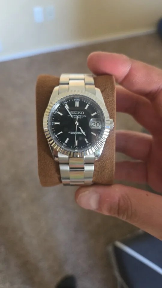 Watch Case Fluted 36mm 39mm for NH35 NH36 4R36 Sapphire Crystal 28.5mm Dial