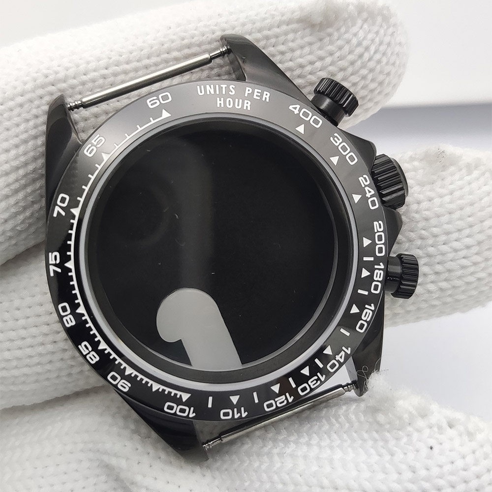 Luxury Diamond Watch Case For VK63/VK64 Movement Stainless Steel Mod Kit