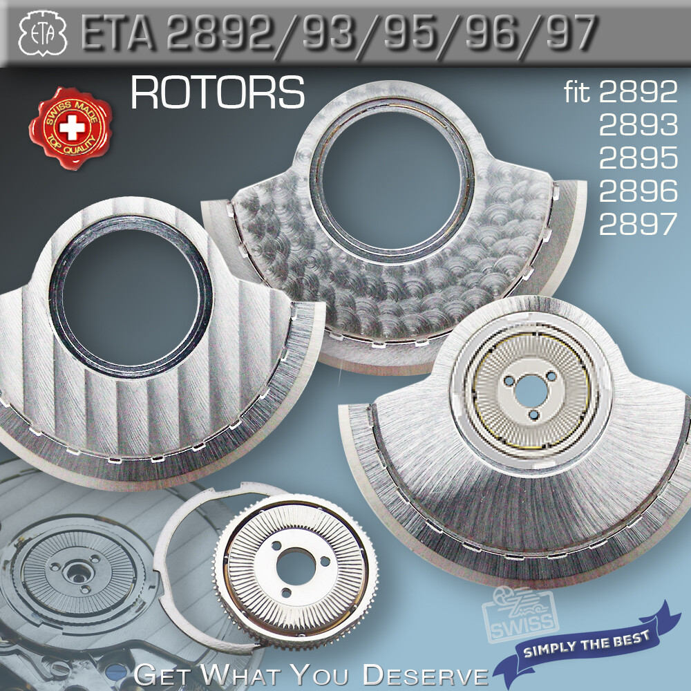 ROTORS FOR MOVEMENT ETA 2892, 2893, 2895, 2896, 2897 – CHOOSE 6 VARIATIONS
