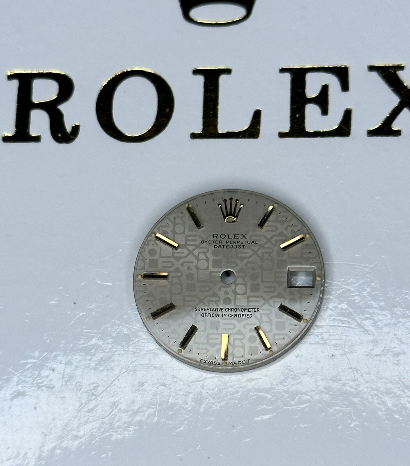 Authentic Rolex Datejust 31mm Gold Jubilee Dial Pie Pan Genuine Mint Condition