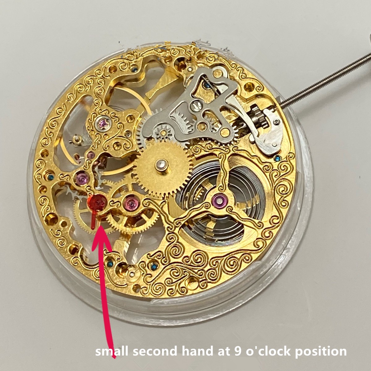 For ST3600 6497 17Jewels Skeleton Watch Movement Hand Winding Around 40Hours