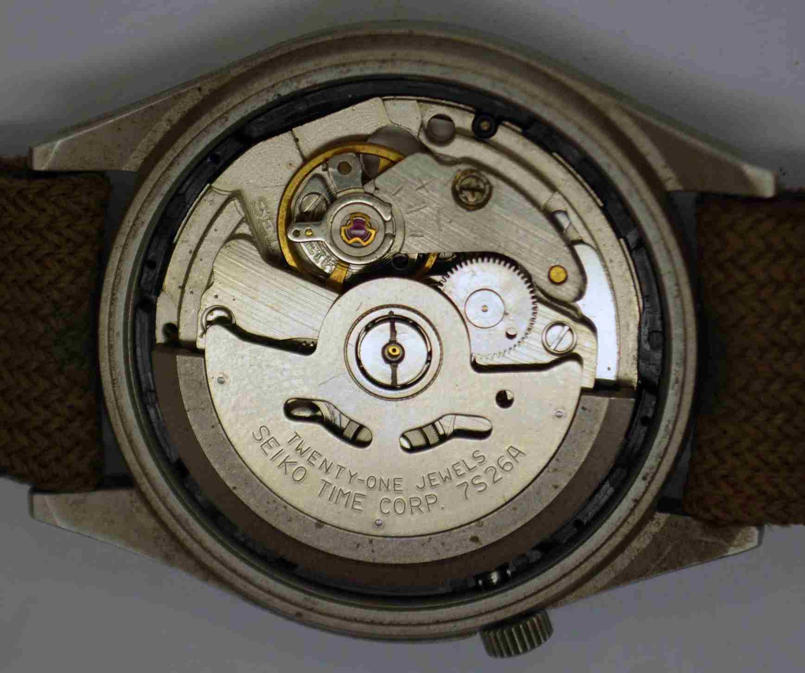 VTG SEIKO Military Style Steel Wristwatch. Ref: 7S26-00D0, Cal: 7S26S. For