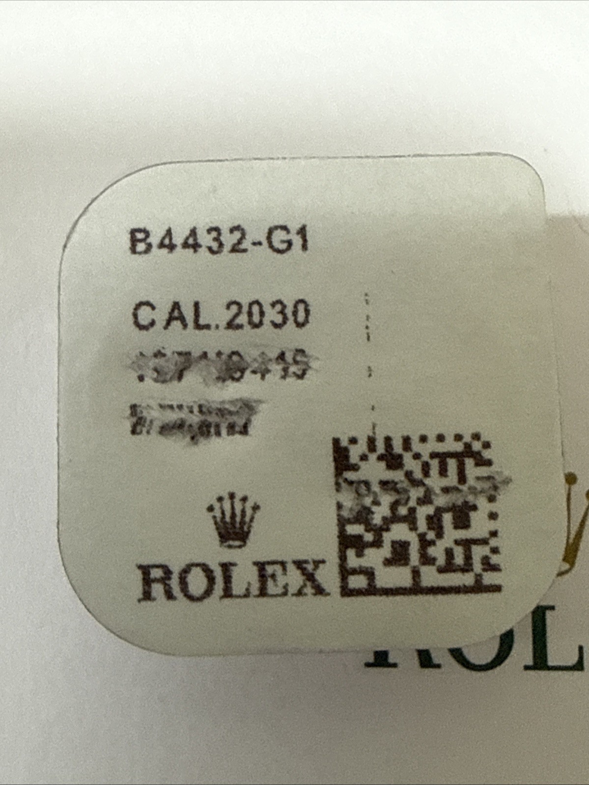 100% GENUINE Authentic Rolex 2030 2035 4432 Balance Wheel Complete New Open Pack